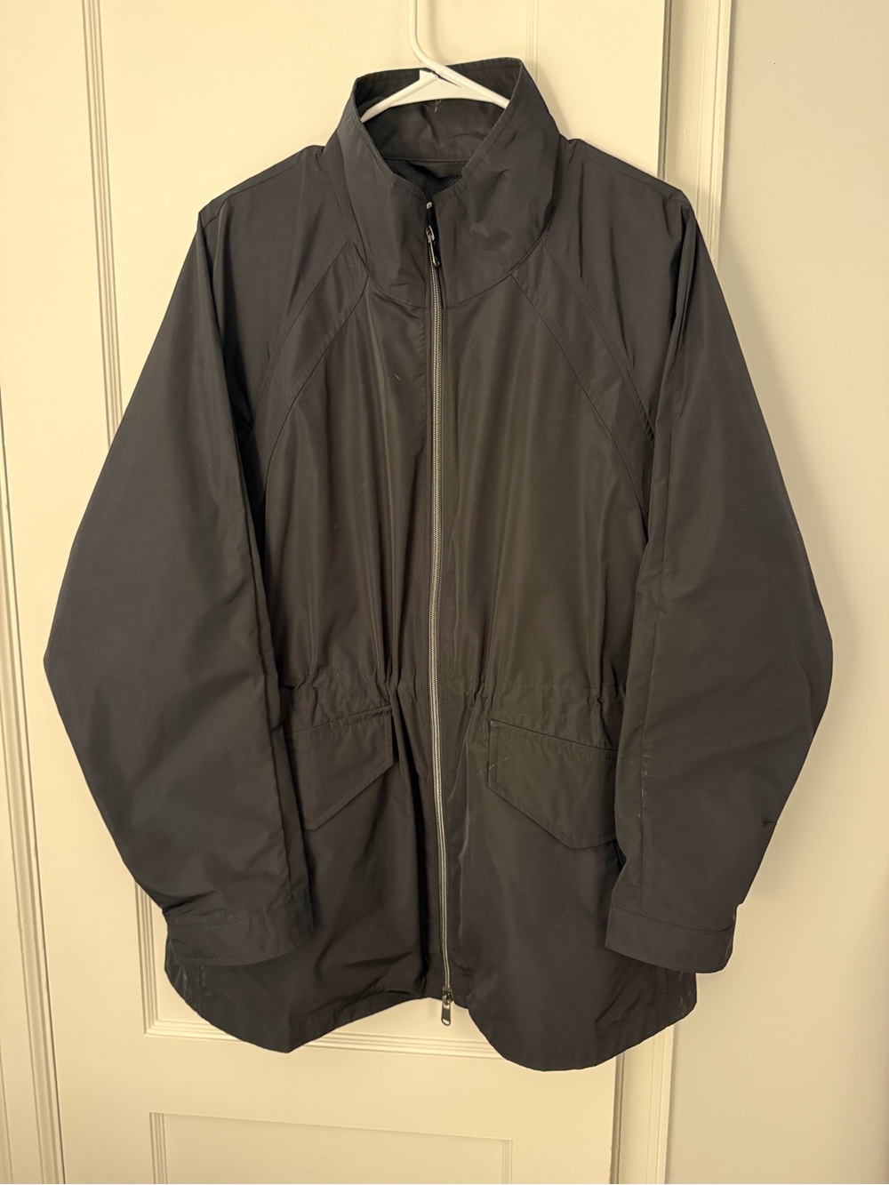 LIKE NEW Athleta Westerly Black Lightweight Zip-Front Jacket XL